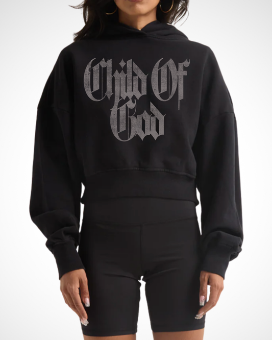 Child of God Cropped Hoodie
