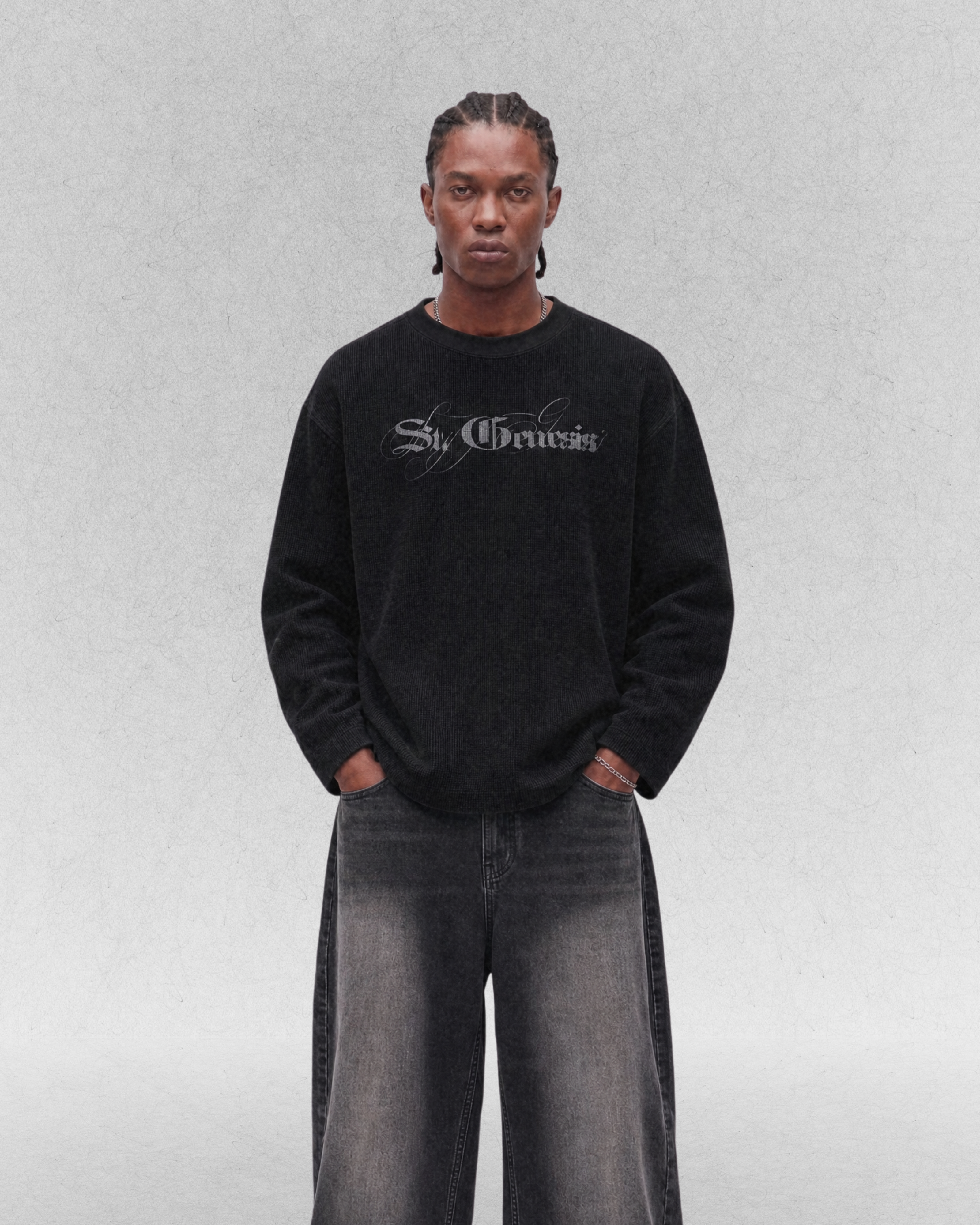 St. Genesis Vintage Waffle Longsleeve