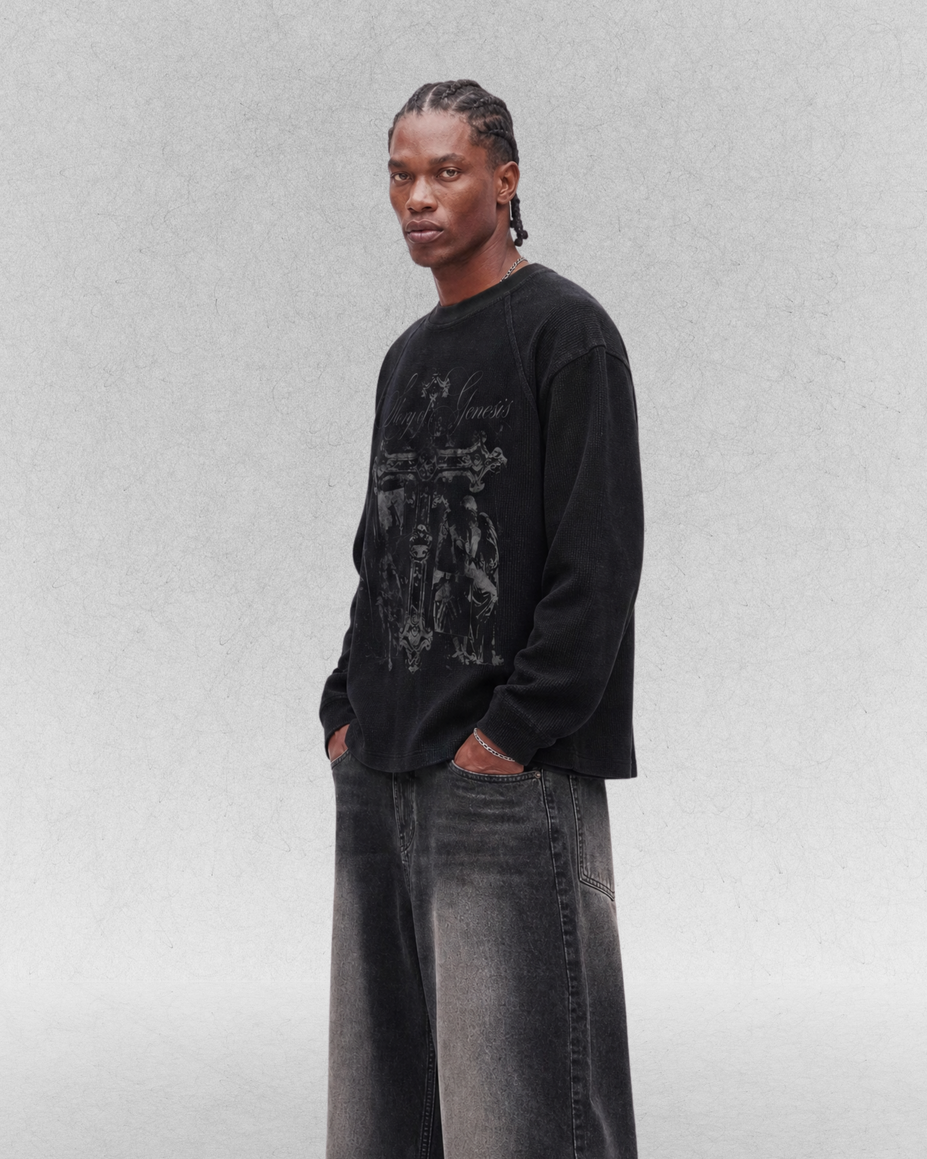 Ancient Cross Waffle Longsleeve