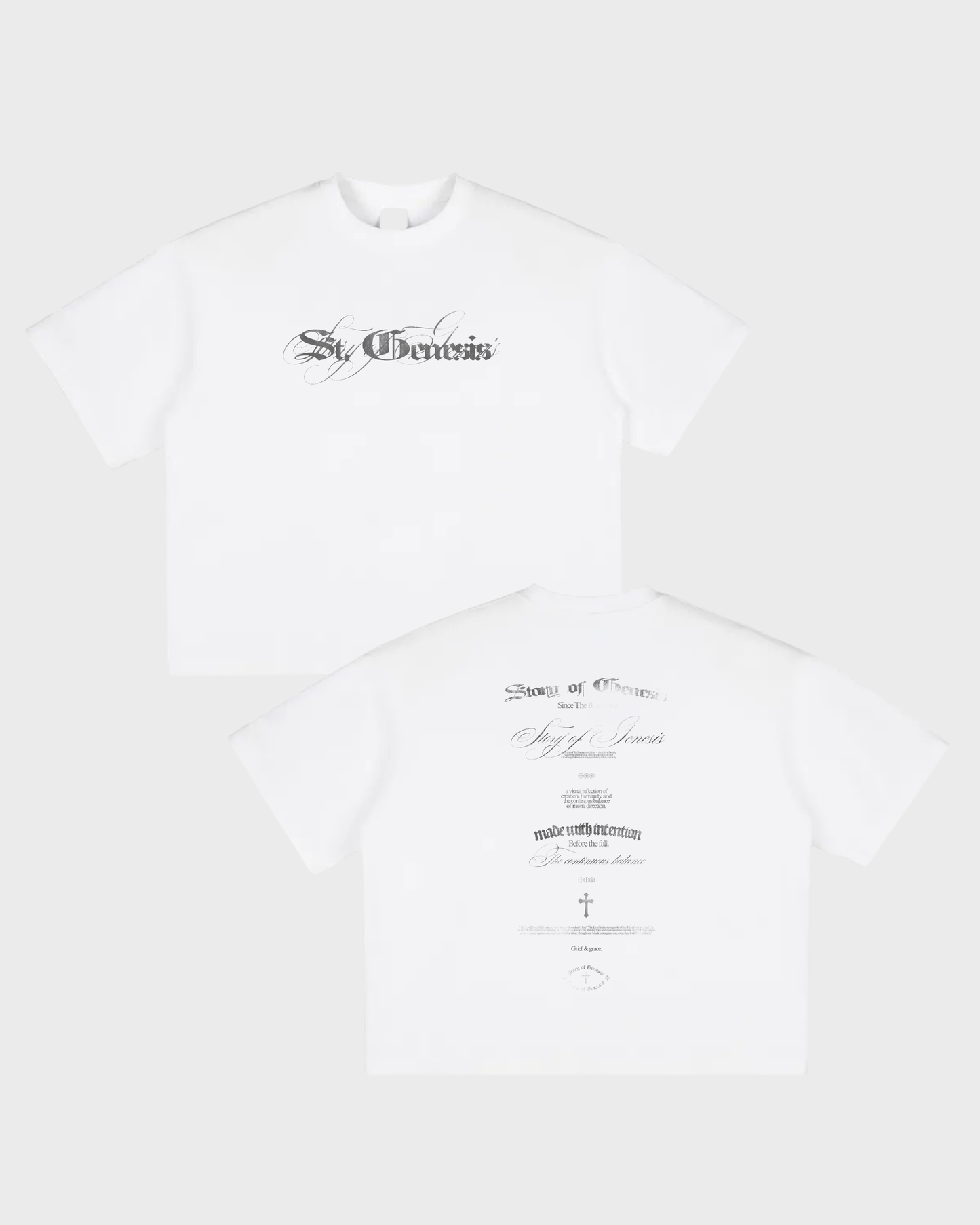 St. Genesis Script Tee