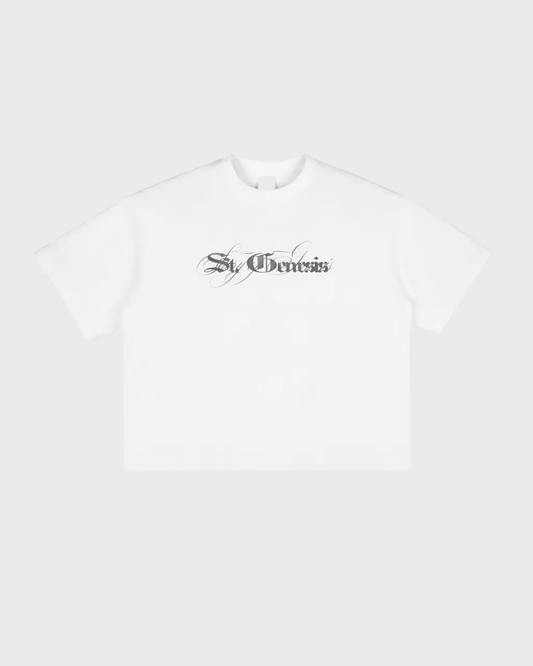 St. Genesis Script Tee