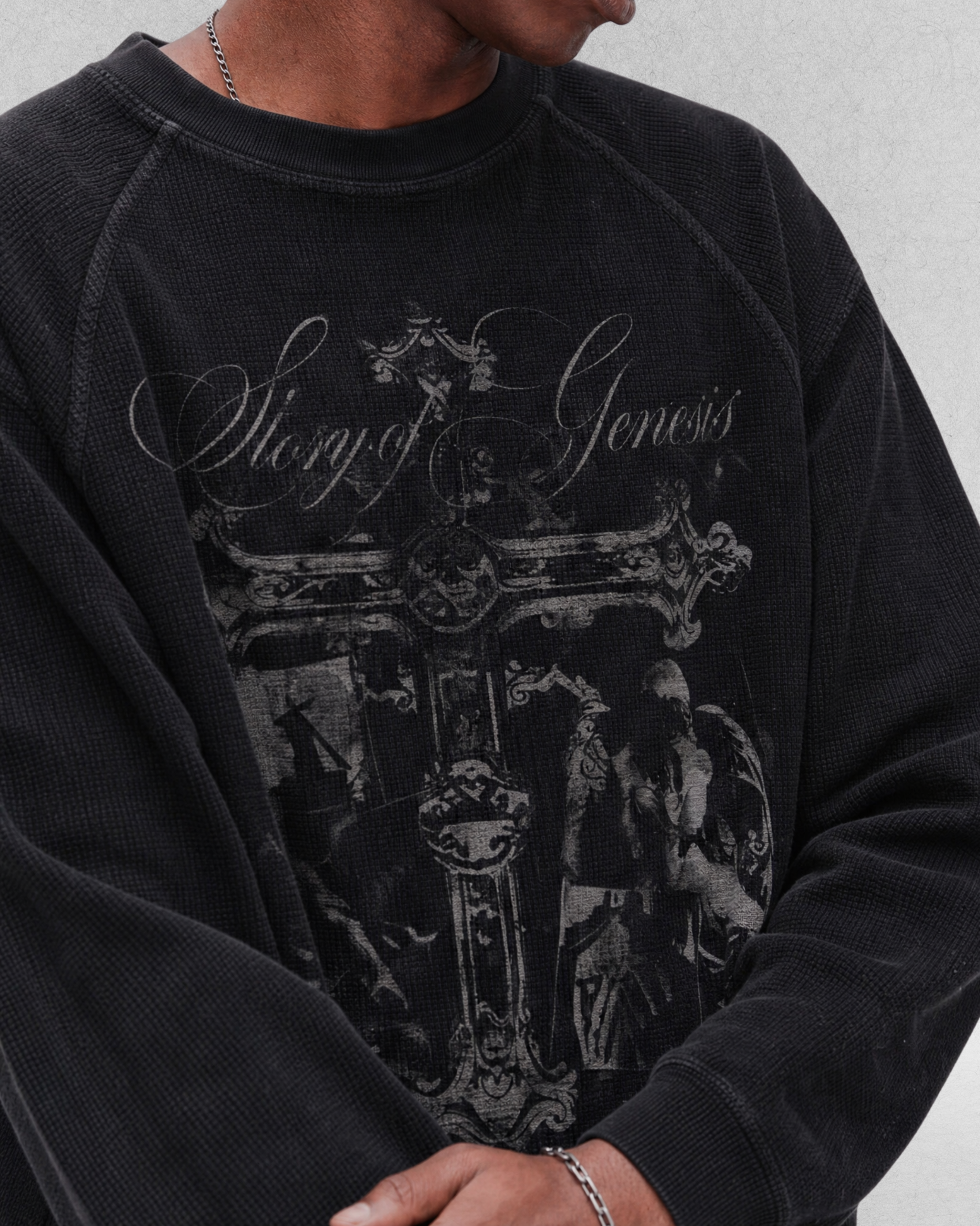 Ancient Cross Waffle Longsleeve